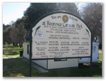 Boorowa Caravan Park - Boorowa: Boorowa Caravan Park welcome sign