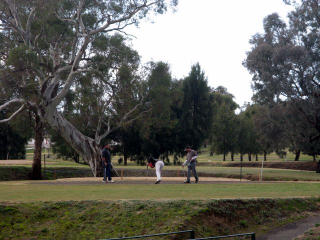 Boorowa Recreation Club Golf Course - Boorowa: Green on Hole 8