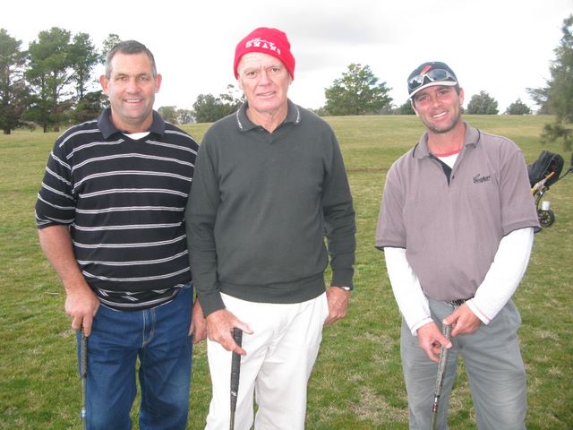 Boorowa Recreation Club Golf Course - Boorowa: R Stiles, C Workman and D Watson out enjoying a game