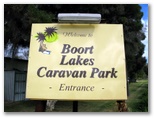 Boort Lakes Caravan Park - Boort: Boort Lakes Caravan Park welcome sign