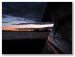 Boort Lakes Caravan Park - Boort: Sunset over Boort Lakes
