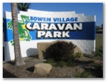 Bowen Village Caravan & Tourist Park - Bowen: Bowen Village Caravan Park welcome sign