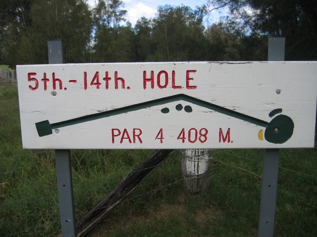 Branxton Golf Course - Branxton: Layout of Hole 5 - Par 4, 408 metres