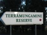 Terramungamine Reserve - Brocklehurst: Welcome sign.