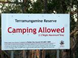 Terramungamine Reserve - Brocklehurst: Camping allowed but with conditions.