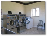 Silverland Caravan Park - Broken Hill: Interior of laundry