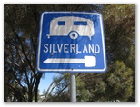 Silverland Caravan Park - Broken Hill: Silverland Caravan Park welcome sign
