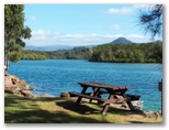 Ferry Reserve Holiday Park - Brunswick Heads: Excellent picnic spot on the river