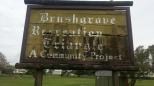 Brushgrove Recreation Triangle - Brushgrove: Welcome sign