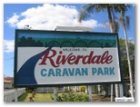 Riverdale Caravan Park - Bundaberg: Riverdale Caravan Park welcome sign