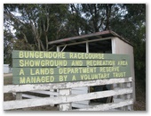 Bungendore Showground - Bungendore: Welcome sign at the entrance to the showground.