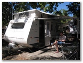 Hillcrest Holiday Park - Burrum Heads: Shady powered sites for caravans