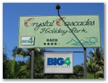 BIG4 Cairns Crystal Cascades Holiday Park - Cairns: Crystal Cascades Holiday Park welcome sign