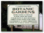 Lakes and Craters Holiday Park - Camperdown: Camperdown Botanic Gardens welcome sign.