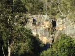 Cania Gorge Caravan & Tourist Park - Cania Gorge: The back drop of the cliffs at the caravan park