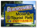 Cardwell Beachcomber - Cardwell: Beachcomber Motel & Tourist Park welcome sign