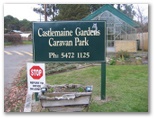 BIG4 Castlemaine Gardens Caravan Park - Castlemaine: Castlemaine Gardens Caravan Park welcome sign