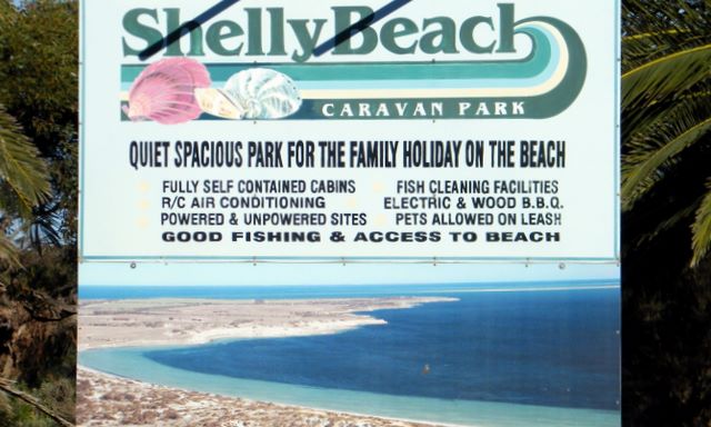 Ceduna Shelly Beach Caravan Park - Ceduna: Shelly Beach Caravan Park welcome sign