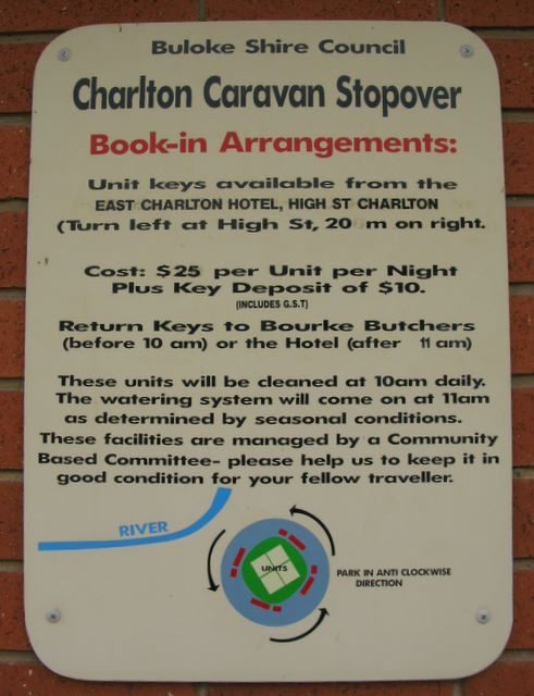 Charlton Travellers Rest Ensuite Caravan Park - Charlton: Charlton Caravan Stopover Information