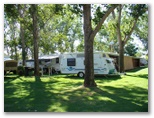 The Cobram Willows Caravan Park - Cobram: Shady powered sites for caravans with excellent tree cover