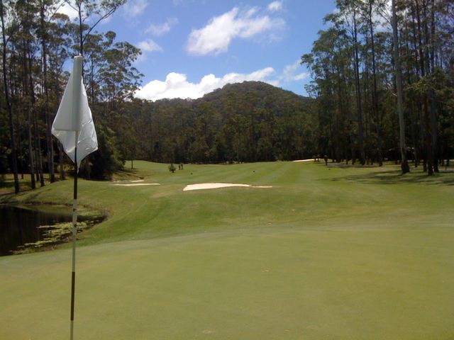 Bonville International Golf Resort - Bonville: Green on Hole 12 looking back along the fairway.