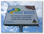 Park Beach Holiday Park 2009 - Coffs Harbour: Park Beach Holiday Park welcome sign