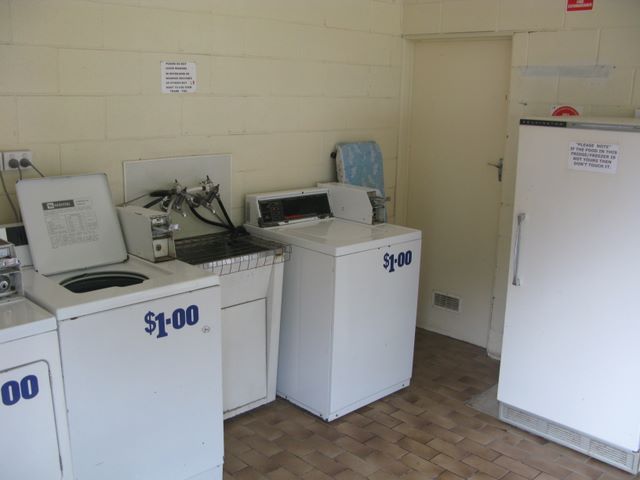 Central Caravan Park - Colac: Interior of laundry