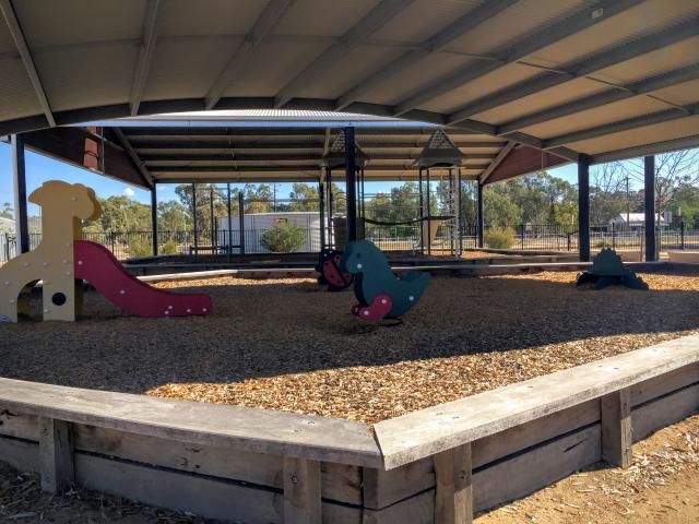 Conargo Sportsground Free Camp - Conargo:  Undercover playground for children. 