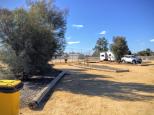 Conargo Sportsground Free Camp - Conargo: Individual bays have been set aside for RVs.