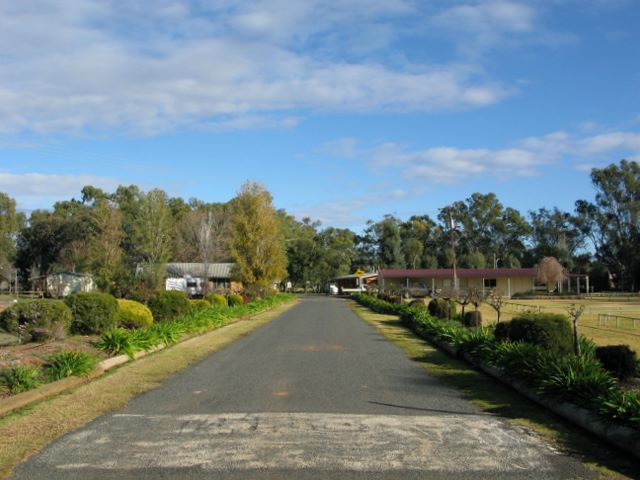 Riverview Caravan Park - Condobolin: Park entrance