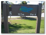Coral Cove Golf Course - Coral Cove: Layout of Hole 5: Par 4, 312 meters