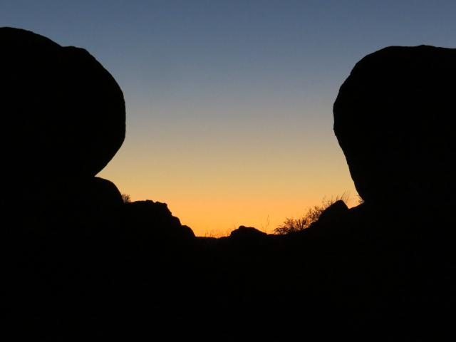 Devils Marbles Campground - Costello: Great sunsets and sunrises.