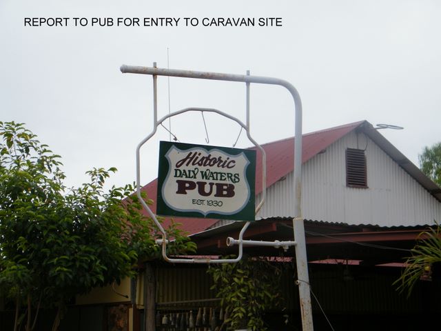 Daly Waters Pub and Caravan Park - Daly Waters: Report to pub for entry to the Caravan Park