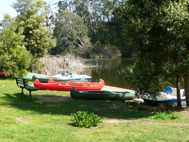 Jubilee Lake Holiday Park - Daylesford: Canoes for hire
