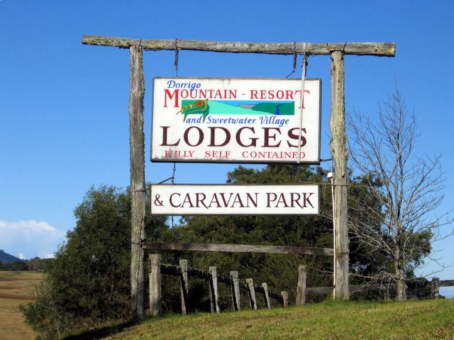 Dorrigo Mountain Resort & Caravan Park - Dorrigo: Dorrigo Mountain Resort and Caravan Park welcome sign