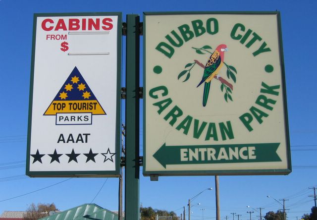 Dubbo City Holiday Park - Dubbo: Dubbo City Holiday Park welcome sign