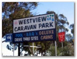 Westview Tourist Caravan Park - Dubbo: Westview Caravan Park welcome sign