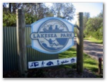 Lakesea Park - Durras Lake: Lakesea Park welcome sign