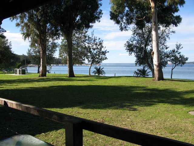 Discovery Holiday Park - Eden: View from the verandah of the cottage