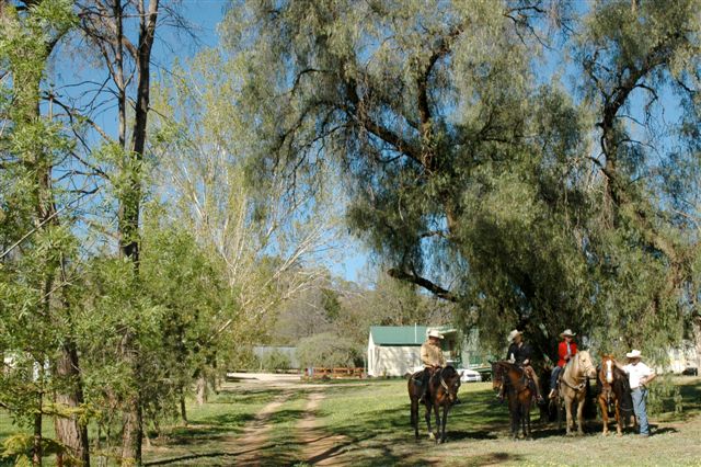Gemstone Caravan Park - Eldorado: Horse riding is great fun