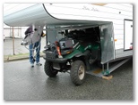 Elross Caravans, Fifth Wheelers, Motorised Campers and Display Caravans - Perth: Fifth Wheeler storage area