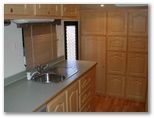 Elross Caravans, Fifth Wheelers, Motorised Campers and Display Caravans - Perth: Kitchen area with spacious cupboards