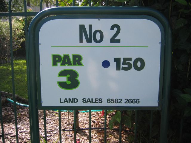 Emerald Downs Golf Course - Port Macquarie: Hole 2 - Par 3, 150 meters