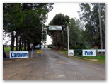 Lakeside Caravan & Motorhome Park - Finley: Entrance to the Caravan Park