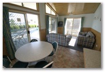 Forster Beach Holiday Park - Forster: Dining and lounge room.