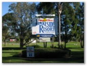 Lakeside Resort Forster - Forster: Welcome sign.  This park is a member of Family Parks of Australia.