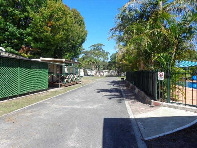 Lani's Holiday Island - Forster: All roads are sealed with no high curbs to back the van over