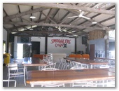 Smugglers Cove Holiday Village - Forster: Interior of Entertainment Centre with large screen for movies.