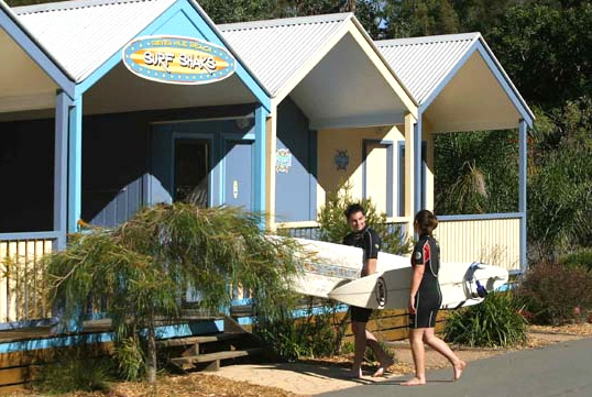Seven Mile Beach Holiday Park - Gerroa: Surf shaks for up to 5 people