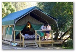 Seven Mile Beach Holiday Park - Gerroa: Safari tents